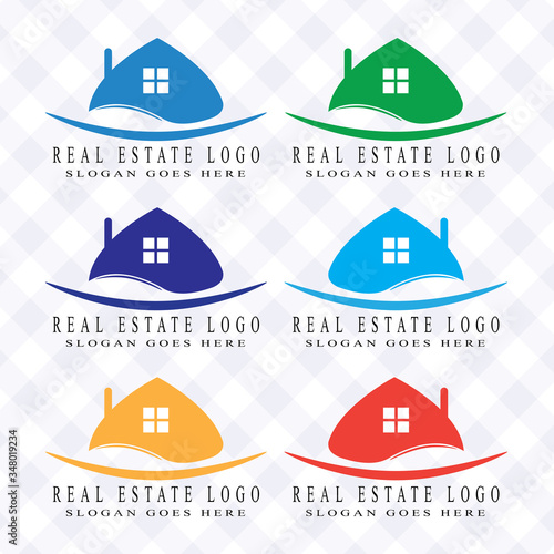 Real Estate, Building, and Investment Logo Vector Design Real Estate Logo Design. House Logo Design. Creative Real Estate Vector Icons design.