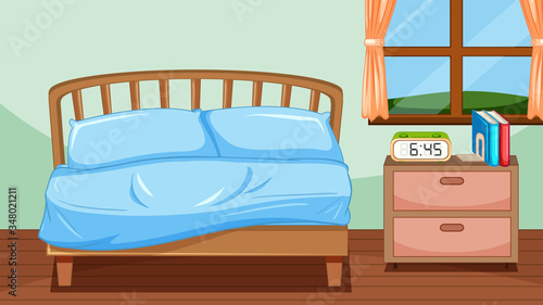 A cute children bedroom background