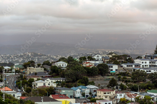 Wellington in a cloudy day in New Zealand © Natalia