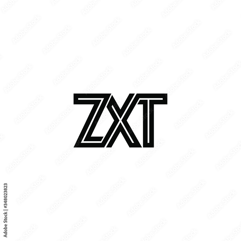 zxt letter original monogram logo design zxt letter original monogram logo design