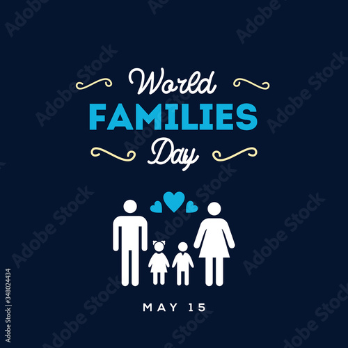 International Day Of Families Vector Design Illustration For Celebrate Moment