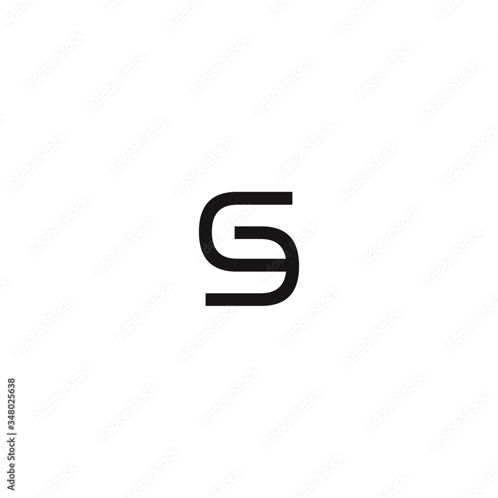 gs letter logo gs letter logo