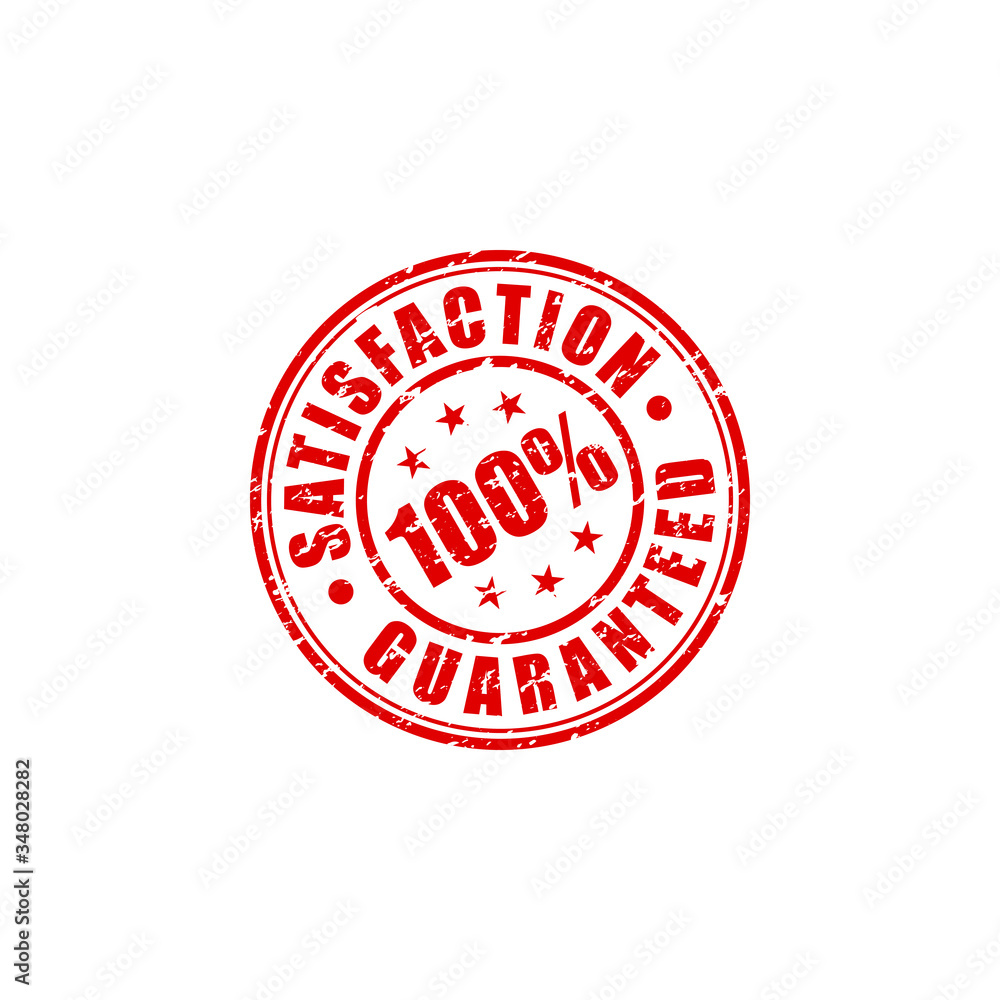 100% Money Back Guaranteed Label Design Vector Template 100% Money Back Guaranteed Label Design Vector Template
