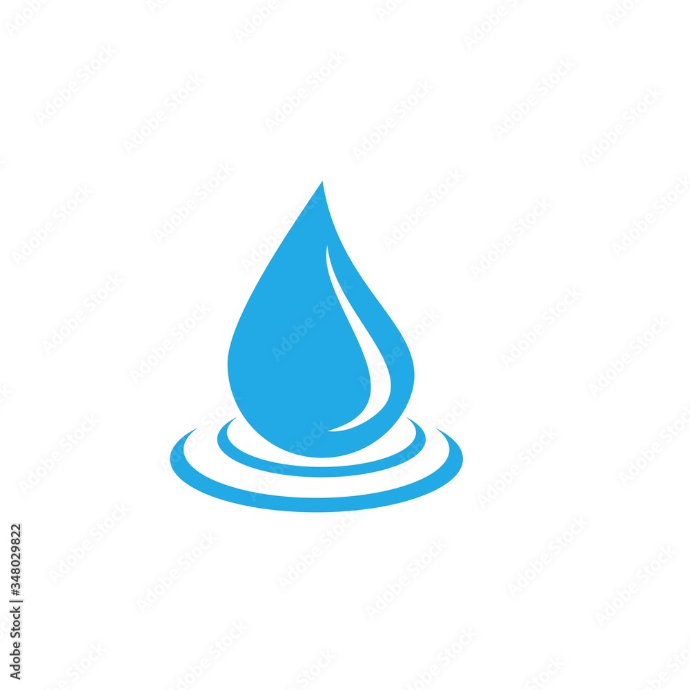 Water drop logo design with modern concept Water drop logo design with modern concept