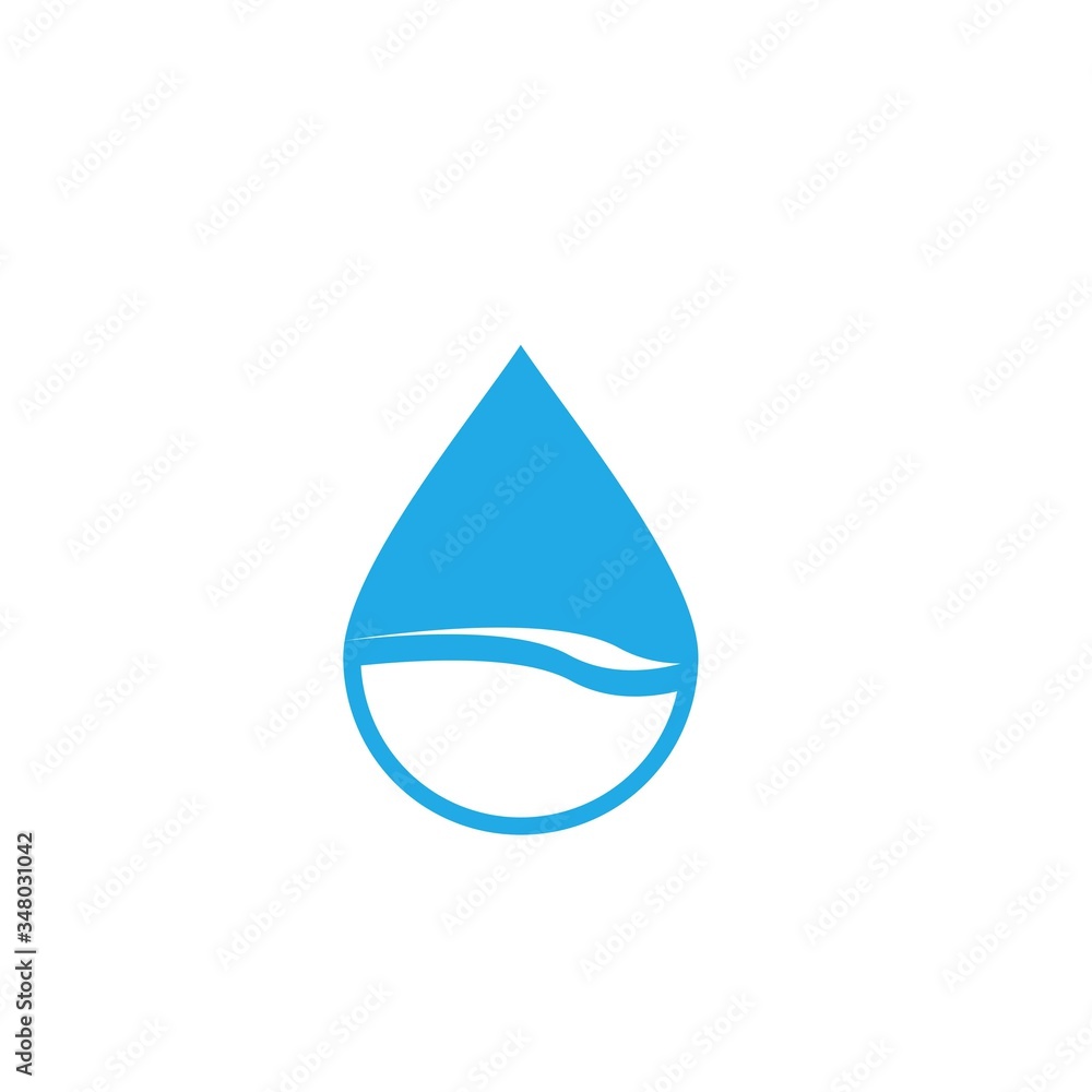 Water drop logo design with modern concept Water drop logo design with modern concept