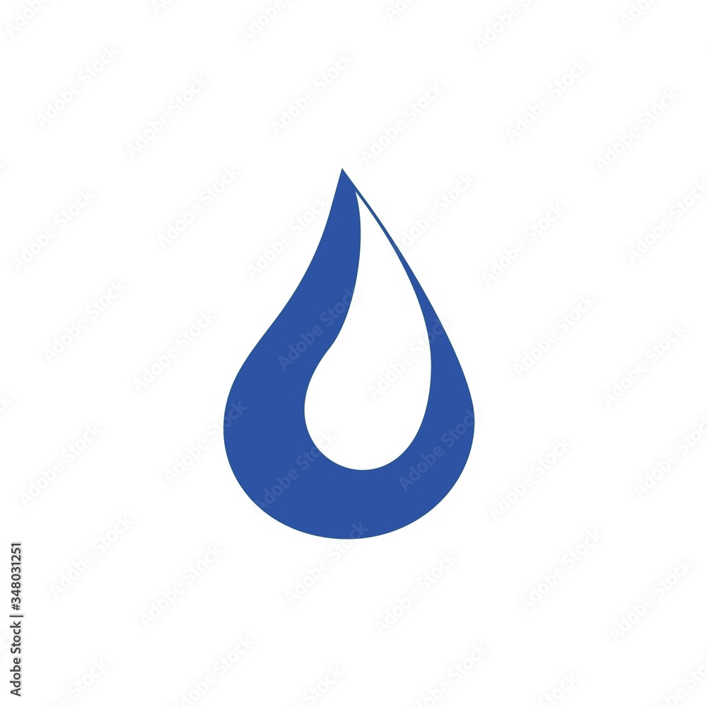 Water drop logo design with modern concept Water drop logo design with modern concept
