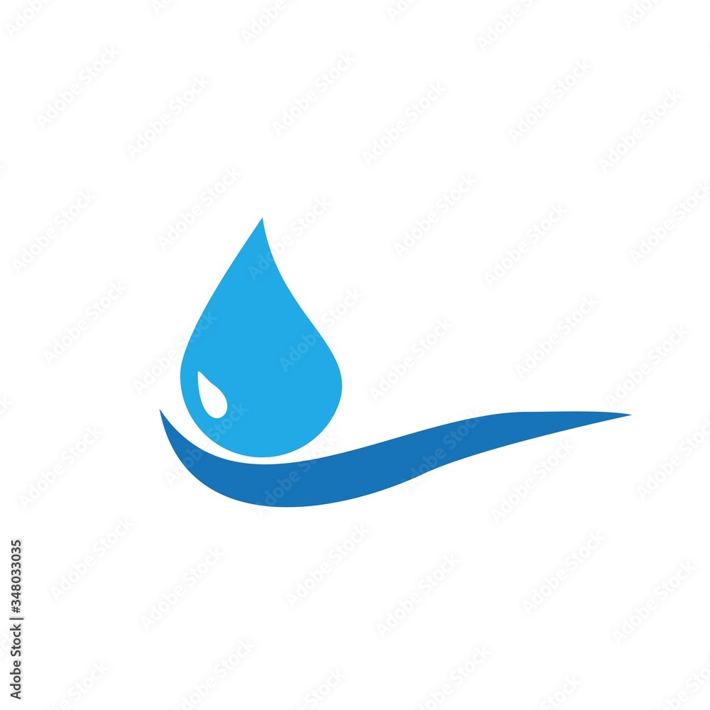 Water drop logo design with modern concept Water drop logo design with modern concept