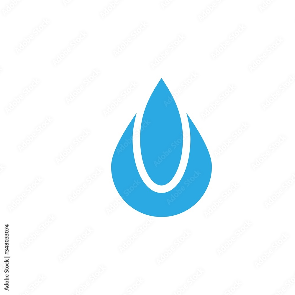 Water drop logo design with modern concept Water drop logo design with modern concept