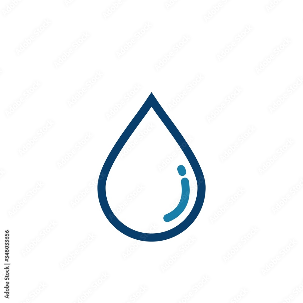 Water drop logo design with modern concept Water drop logo design with modern concept