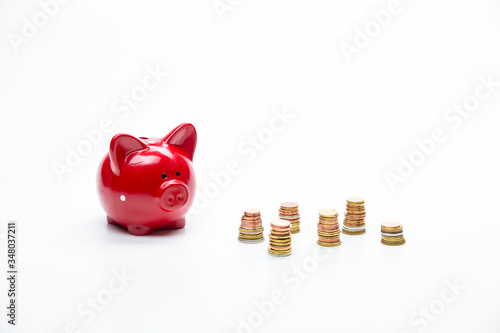 Canvas Print Savings and Finances Concepts