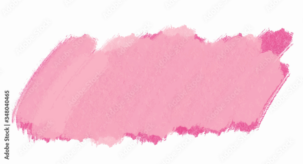Pink banner watercolor background for your design, watercolor background concept, vector.