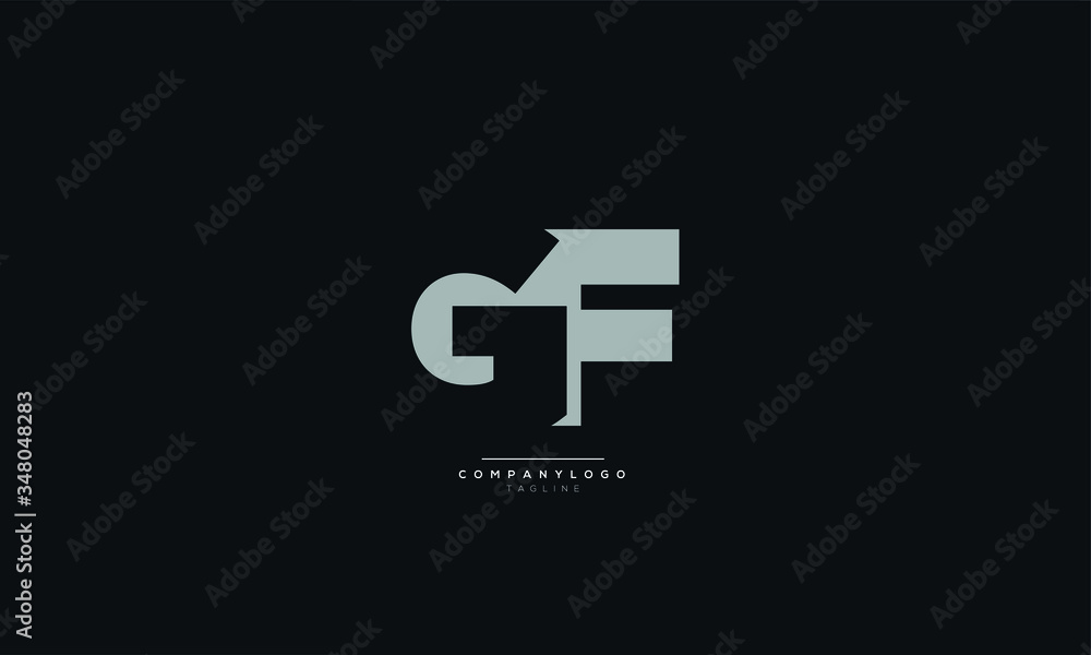 Letter GF FG G F Logo Alphabet Design Icon Vector Symbol Letter GF FG G F Logo Alphabet Design Icon Vector Symbol