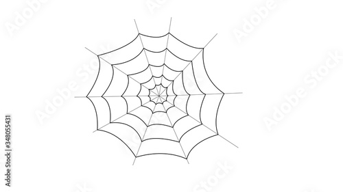 Spiderweb. Black Spiderweb. Spider canvas
