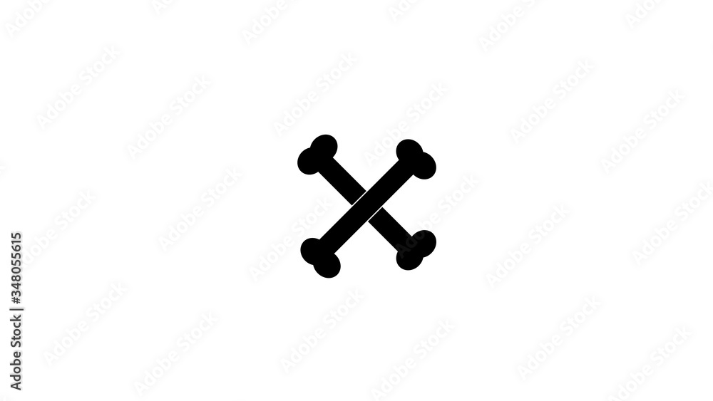 Glass Poison Bottle Icon on White Background Glass Poison Bottle Icon on White Background