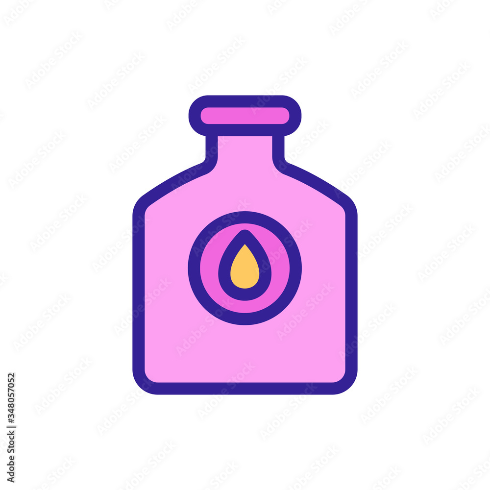 technical lubricated bottle icon vector. technical lubricated bottle sign. color symbol illustration technical lubricated bottle icon vector. technical lubricated bottle sign. color symbol illustration