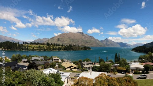 Queenstown, Lake Wakatipu, Otago, South Island, New Zealand, Oceania.
Peak Cecil and Peak Walter in the background. photo