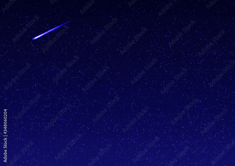 流れ星 コピースペース 流れ星 コピースペース