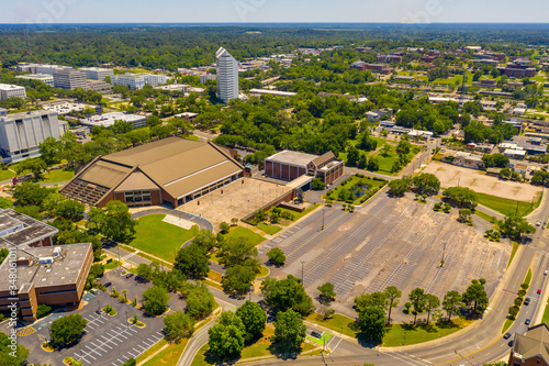 Aerial photo Donald L Tucker Civic Center Tallahassee FL
