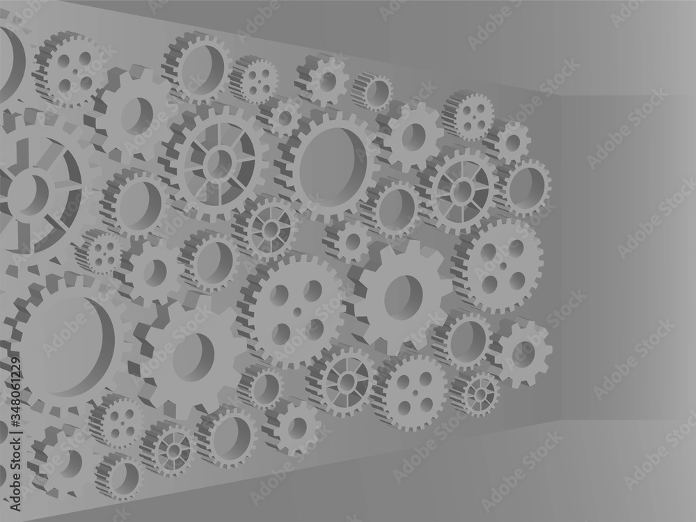 Technology background vector with circle and line pattern, communication and digital concept