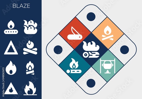 blaze icon set