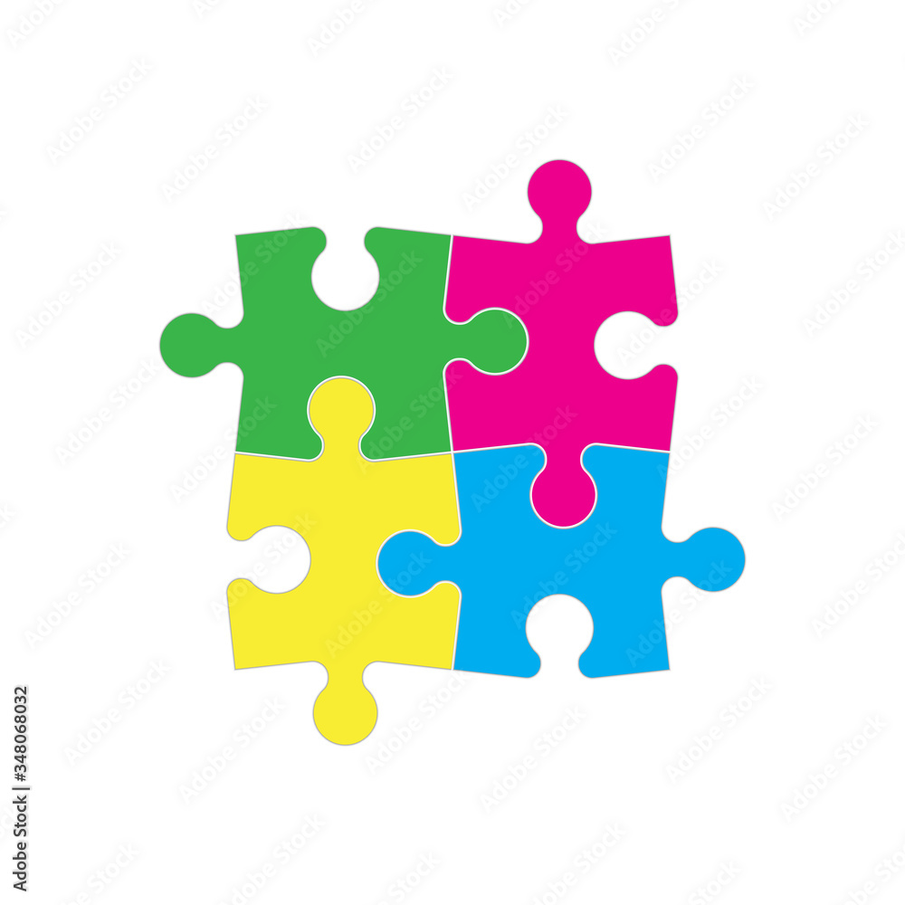 Set puzzle pieces. Texture mosaic background. Vector Set puzzle pieces. Texture mosaic background. Vector