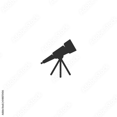 minimalist telescope vector illustration