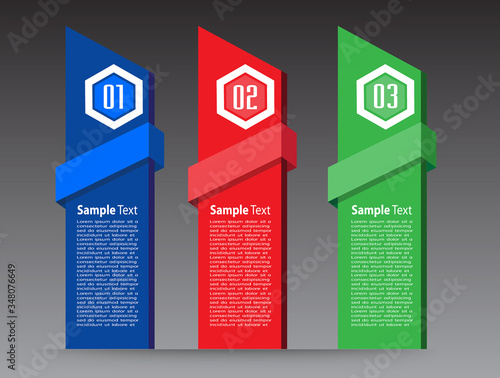 modern text box template, banner Infographics