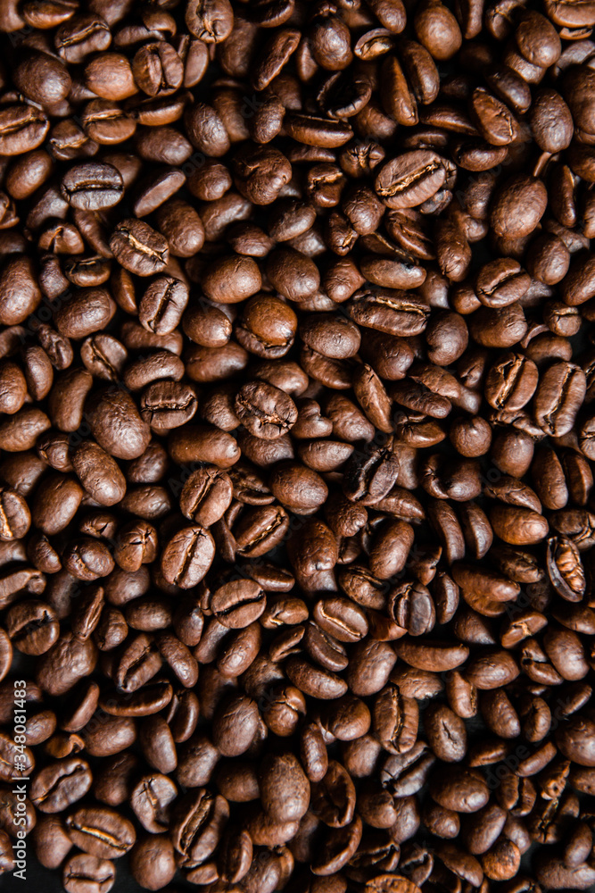 coffee beans, macro shot, background coffee beans, macro shot, background