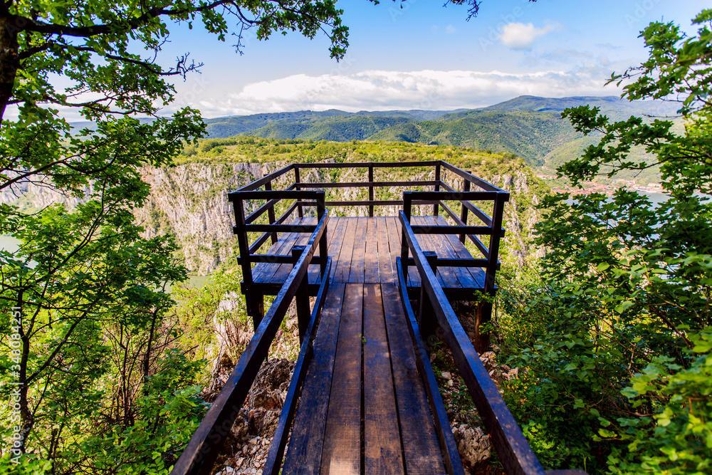 Beautiful Danube River Landscape