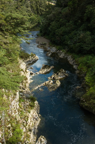 Pelorus River in Pelorus Bridge Scenic Reserve,Marlborough Region on South Island of New Zealand 
