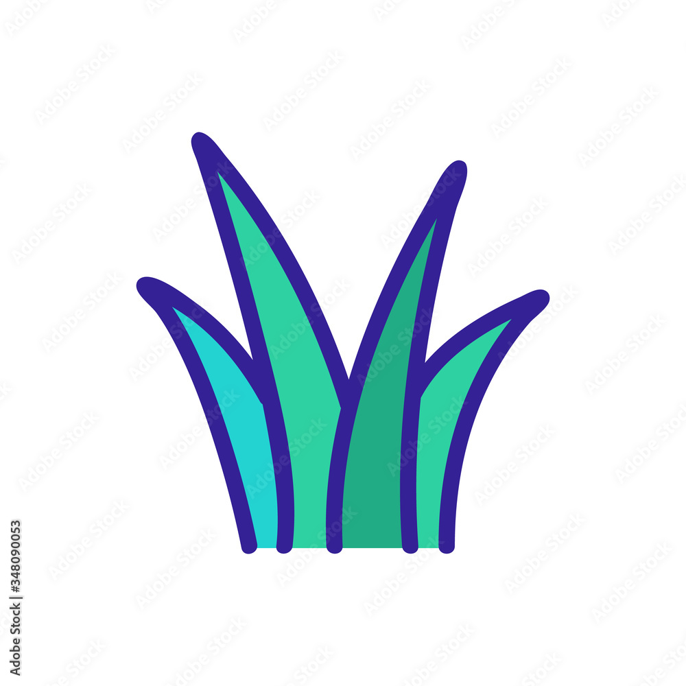 aloe vera plant icon vector. aloe vera plant sign. color symbol illustration aloe vera plant icon vector. aloe vera plant sign. color symbol illustration