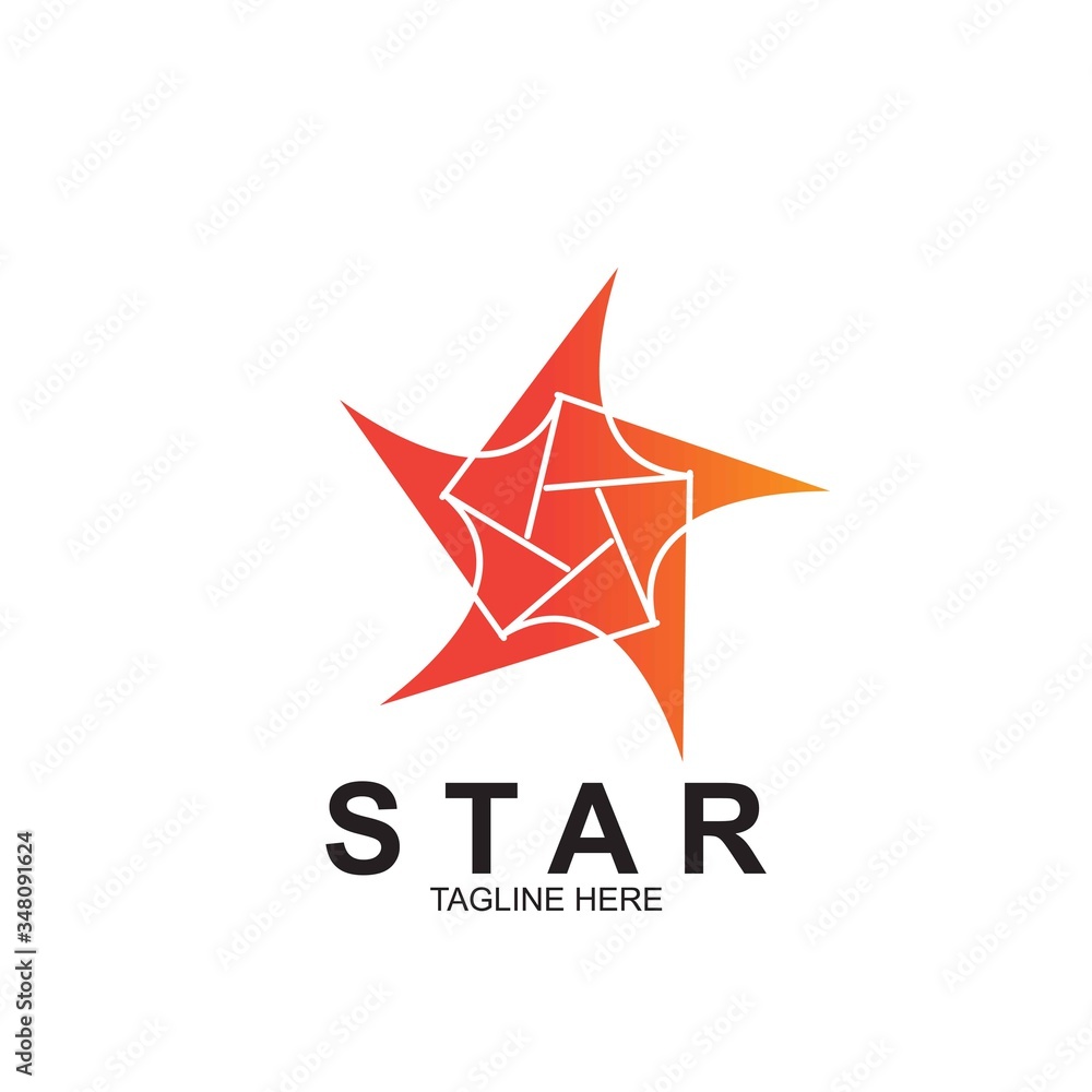 Obraz premium Premium star logo design