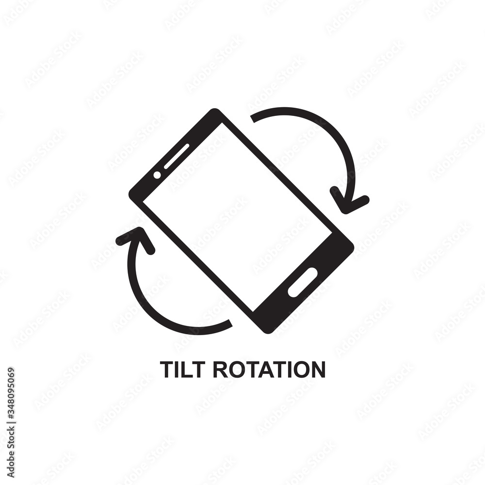 TILT ROTATION ICON , ROTATE SCREEN ICON