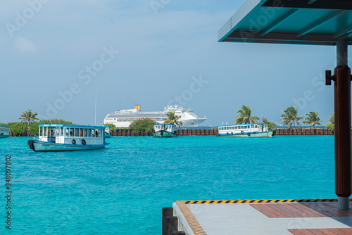 Fototapeta Naklejka Na Ścianę i Meble -  Beach View Maldives