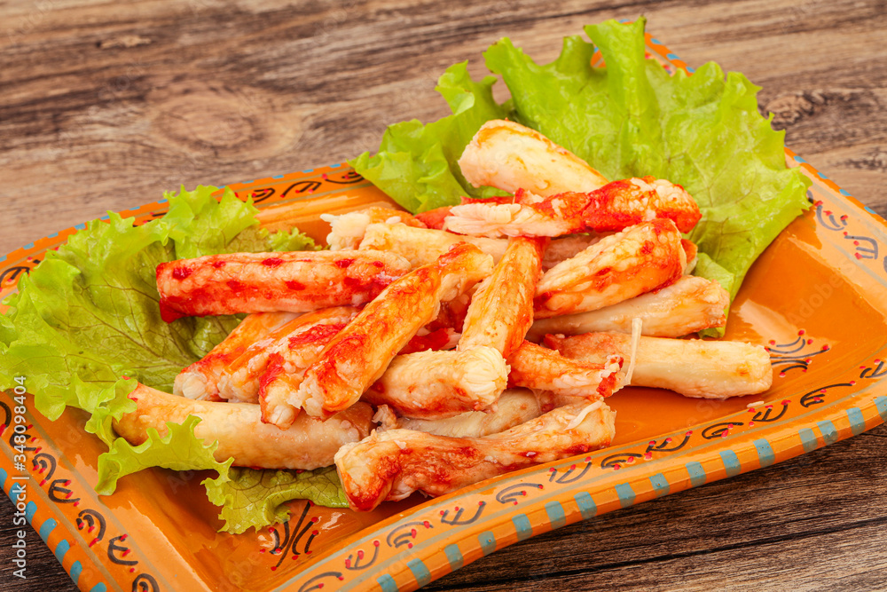 Natural luxury crab meat fillet Natural luxury crab meat fillet