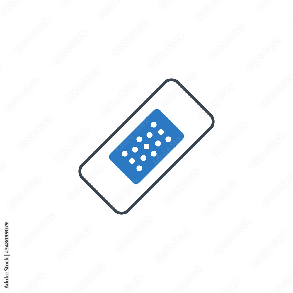 Bandage Plaster related vector glyph icon. Isolated on white background. Vector illustration. Bandage Plaster related vector glyph icon. Isolated on white background. Vector illustration.