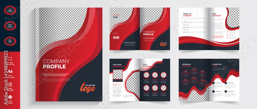 Multipurpose Brochure Magazine Template Design with premium booklet vector