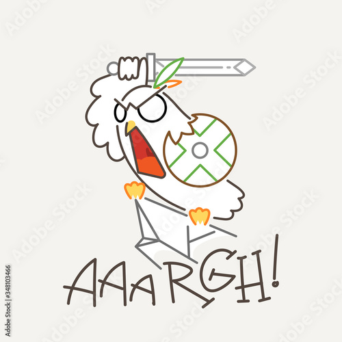 Wallpaper Mural Cute owl in line style with quote. Print for poster, t-shirt, logo, stiker, textile or bags Torontodigital.ca