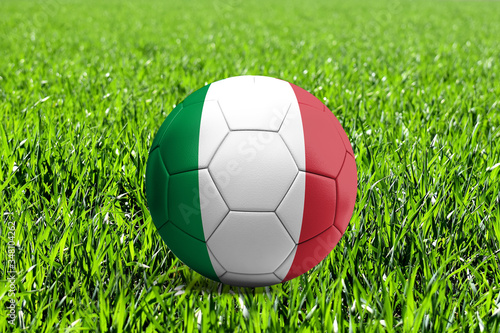 Italy Flag on Soccer Ball