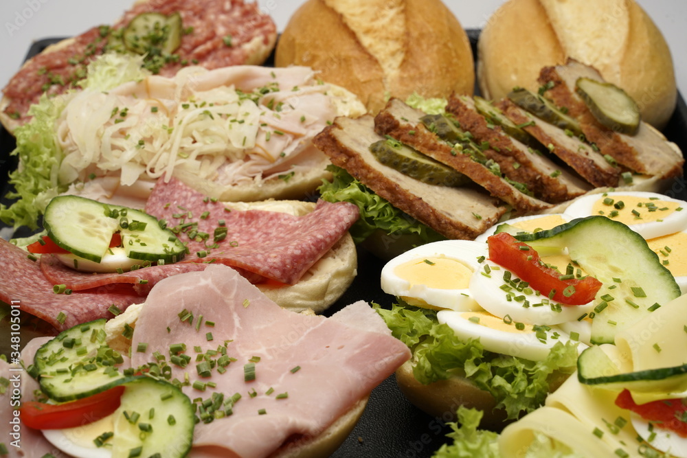 Halbe Belegte Brötchen