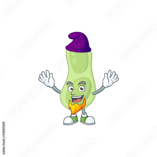 Sweet fairytale of staphylococcus pneumoniae Elf cartoon character