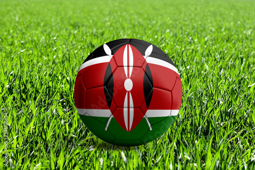 Kenya Flag on Soccer Ball