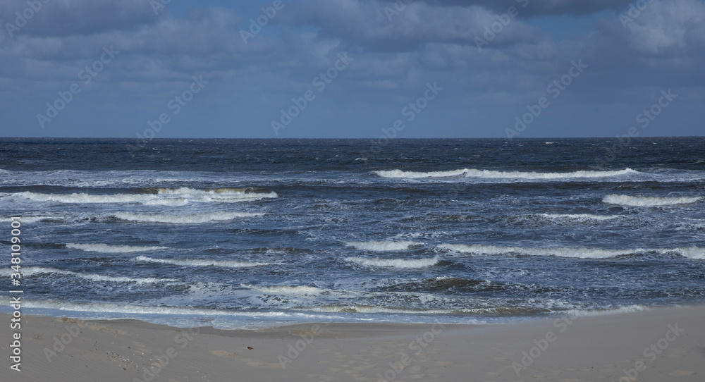 Northsea coast Netherlands. Julianadorp. Beach. Breaking waves. Northsea coast Netherlands. Julianadorp. Beach. Breaking waves.