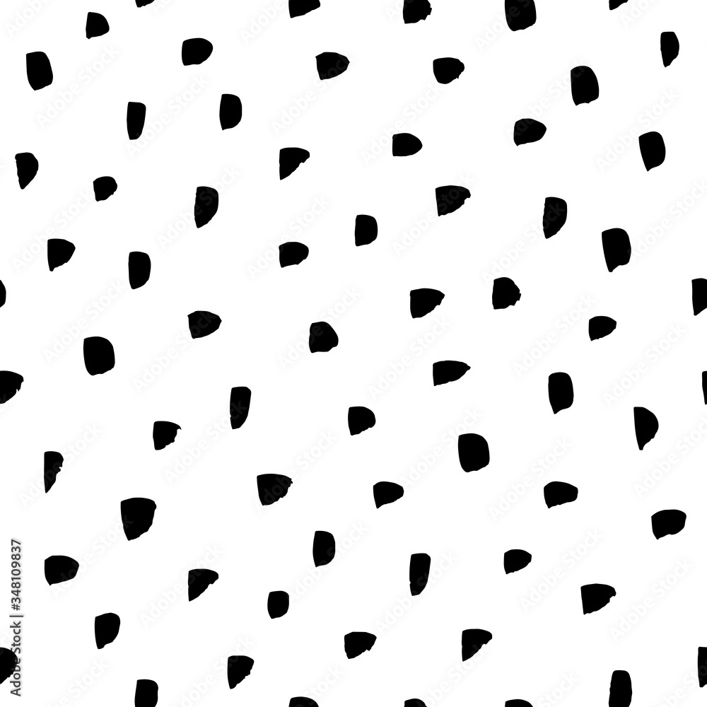 Black and white abstract hand drawn seamless pattern Black and white abstract hand drawn seamless pattern
