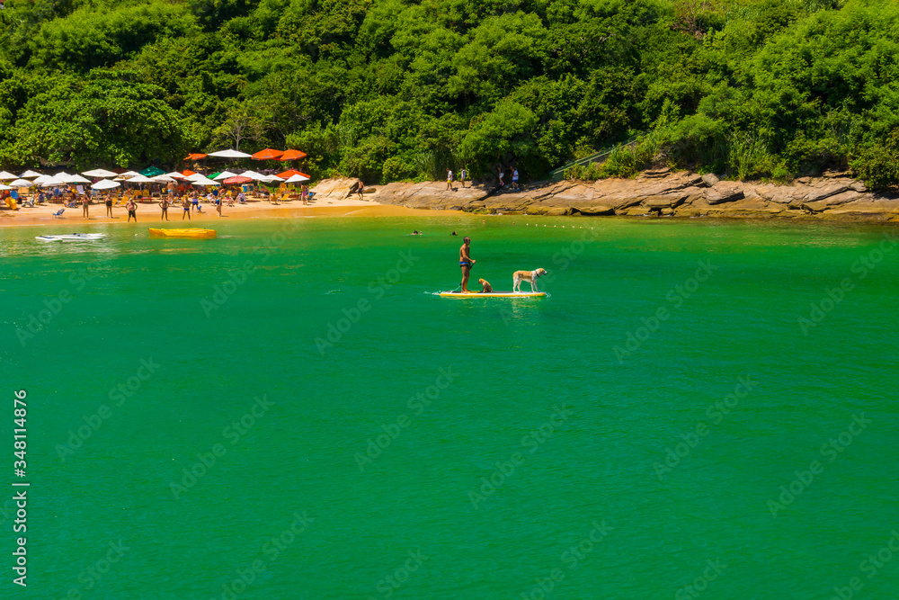 Paradise beach in Buzios Rio de Janeiro