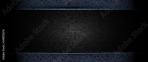 Vector grunge, old concrete or stone texture in dark blue and black color background.  Abstract vintage, old dirty wall textured, rough surface wallpaper background for your design