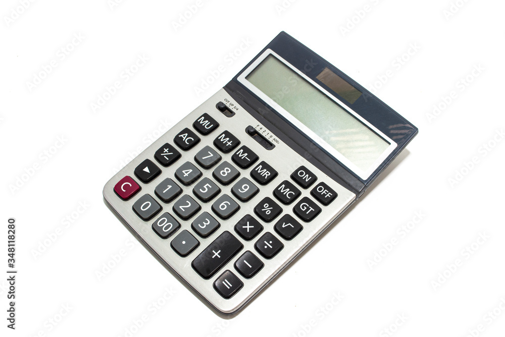 Calculator isolated on white background Calculator isolated on white background