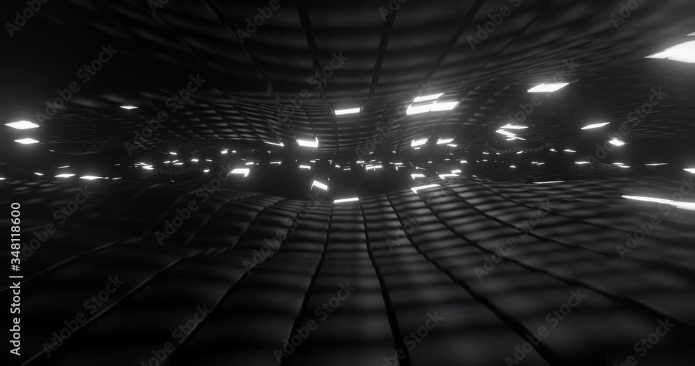 Fototapeta premium 3d render ,yellow golden green,virus corona covid-19,Sci-Fi,Abstract texture brick block background