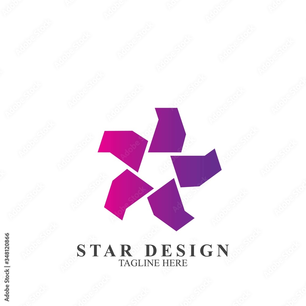 Obraz premium Premium star logo design