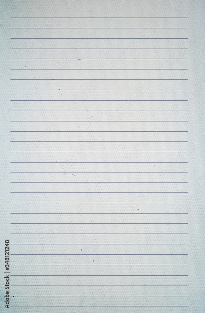 Fototapeta premium Sheet of paper with lined